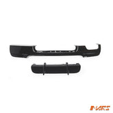 Gloss Black M Performance Style Rear Bumper bar Single Exhaust Diffuser Bodykit for BMW 3 - Series E92 Coupe & E93 Convertible 2006 - 2012 - Mars Performance